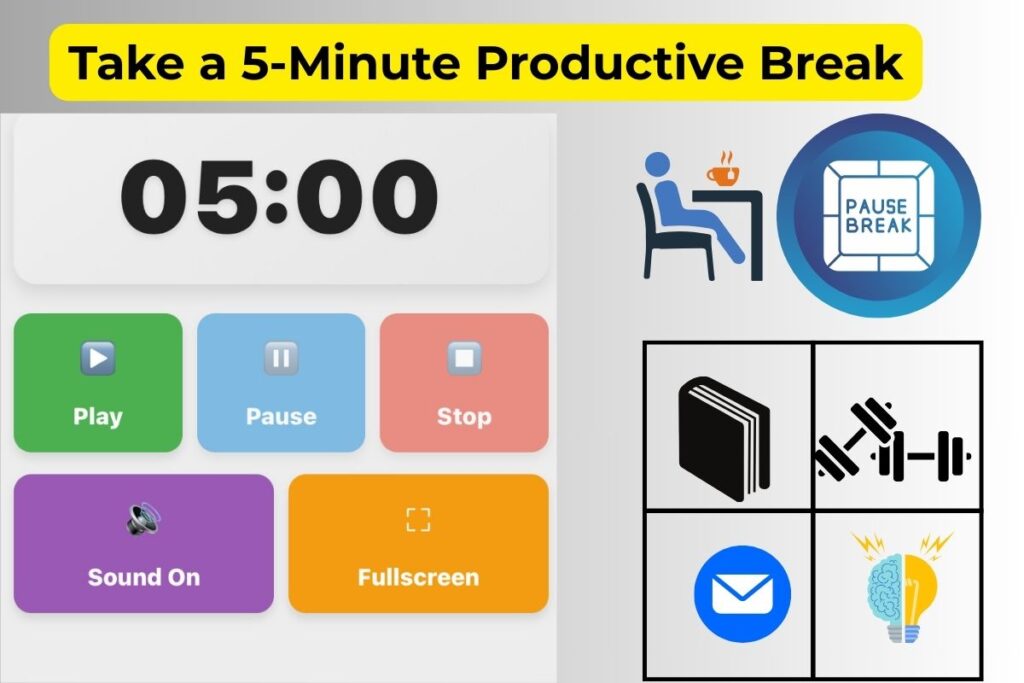 Two people doing stretching exercises with 5 minute timer with alarm for home fitness workout
