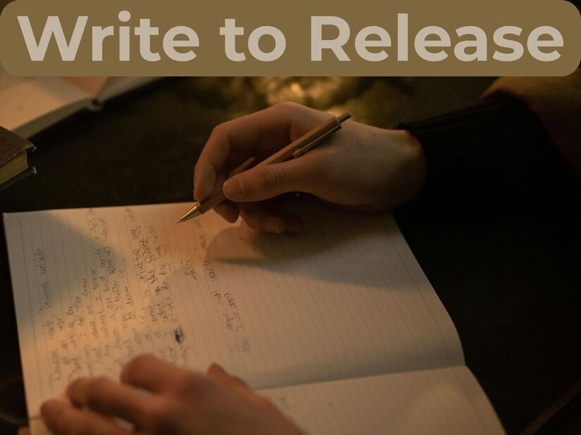 Person journaling as stress management technique demonstrating expressive writing for anxiety reduction and mental clarity
