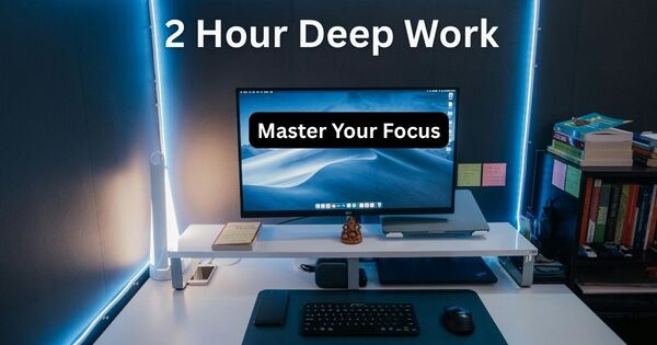 2 hour timer for deep work for peak productivity